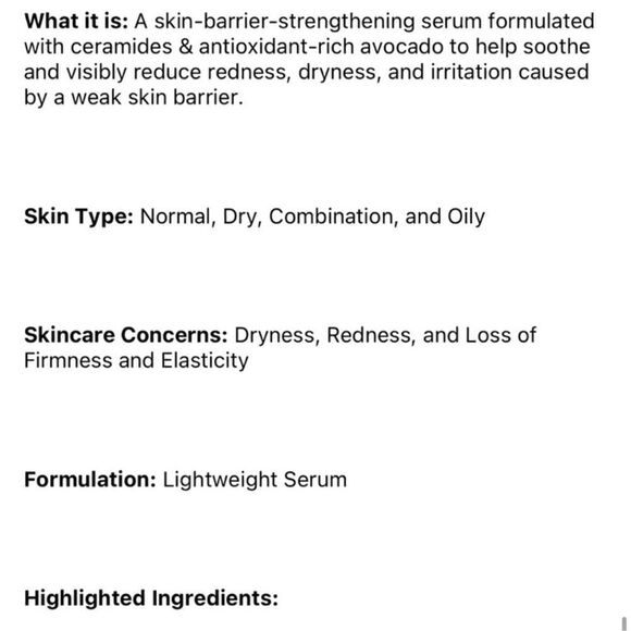 $10🌟 Glow Recipe Avocado Ceramide Recovery Serum - Picture 5 of 7